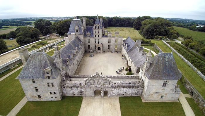 Chateau de Kerjean Finistere Bretagne France